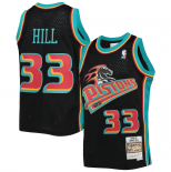 Maillot Detroit Pistons Grant Hill Mitchell & Ness Black 1998-99 Reload