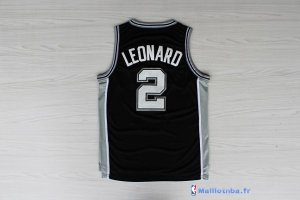 Maillot NBA Pas Cher San Antonio Spurs Kawhi Leonard 2 Noir