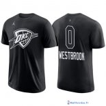 Maillot Manche Courte All Star 2018 Russell Westbrook 0 Noir