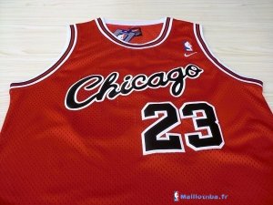 Maillot NBA Pas Cher Chicago Bulls Michael Jordan 23 Retro Rouge