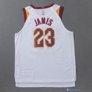 Maillot NBA Pas Cher Cleveland Cavaliers LeBron James 23 Blanc 2017/18