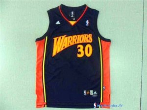 Maillot NBA Pas Cher Golden State Warriors Stephen Curry 30 Retro Noir