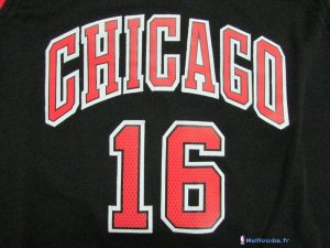 Maillot NBA Pas Cher Chicago Bulls Junior Pau Gasol 16 Noir