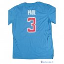 Maillot NBA Pas Cher ML Los Angeles Clippers Paul 3 Bleu
