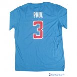 Maillot NBA Pas Cher ML Los Angeles Clippers Paul 3 Bleu