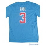 Maillot NBA Pas Cher ML Los Angeles Clippers Paul 3 Bleu