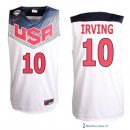 Maillot NBA Pas Cher USA 2014 Irving 10 Blanc
