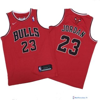 Maillot NBA Pas Cher Chicago Bulls Junior Michael Jordan 23 Rouge 2017/18