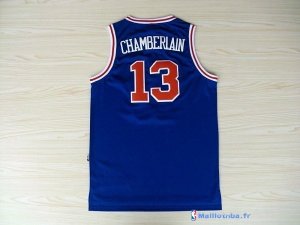Maillot NBA Pas Cher Philadelphia Sixers Wilt Chamberlain 13 Bleu