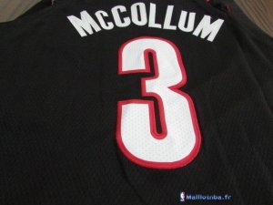 Maillot NBA Pas Cher Portland Trail Blazers C.J. McCollum 3 Noir Icon 2017/18