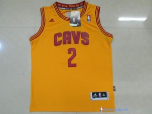 Maillot NBA Pas Cher Cleveland Cavaliers Junior Kyrie Irving 2 Jaune