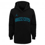 Charlotte Hornets Jordan Brand Black 201819 City Edition Essential Pullover Hoodie