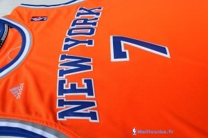 Maillot NBA Pas Cher New York Knicks Carmelo Anthony 7 Orange Bleu