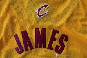 Maillot NBA Pas Cher Cleveland Cavaliers LeBron James 23 Jaune