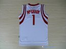 Maillot NBA Pas Cher Houston Rockets Tracy McGrady 1 Blanc