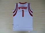 Maillot NBA Pas Cher Houston Rockets Tracy McGrady 1 Blanc