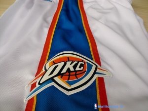 Pantalon NBA Pas Cher Oklahoma City Thunder Blanc