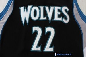 Maillot NBA Pas Cher Minnesota Timberwolves Andrew Wiggins 22 Noir