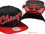 Bonnet NBA Chicago Bulls 2016 Noir Rouge 7