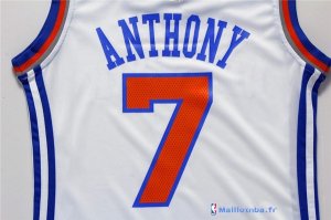 Maillot NBA Pas Cher New York Knicks Femme Carmelo Anthony 7 Blanc