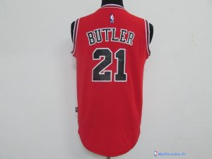 Maillot NBA Pas Cher Chicago Bulls Junior Jimmy Butler 21 Rouge