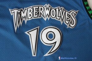 Maillot NBA Pas Cher Minnesota Timberwolves Sam Cassell 19 Retro Bleu