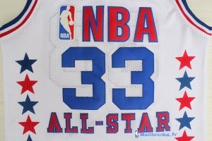 Maillot NBA Pas Cher All Star 1990 Larry Joe 33 Bird Blanc