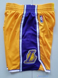 Pantalon NBA Pas Cher Los Angeles Lakers Nike Jaune