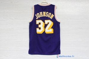 Maillot NBA Pas Cher Los Angeles Lakers Wesley Johnson 32 Pourpre