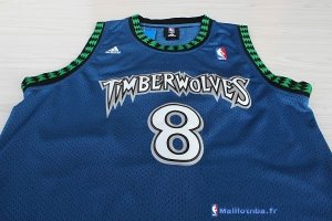 Maillot NBA Pas Cher Minnesota Timberwolves Latrell Sprewell 8 Retro Bleu