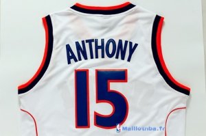 Maillot NCAA Pas Cher Syracuse Carmelo Anthony 15 Blanc