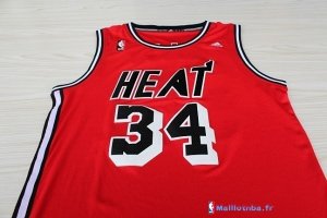 Maillot NBA Pas Cher Miami Heat Ray Allen 34 Retro Rouge