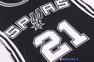 Maillot NBA Pas Cher San Antonio Spurs Femme Tim Duncan 21 Noir