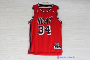 Maillot NBA Pas Cher Miami Heat Ray Allen 34 Retro Rouge
