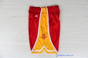 Pantalon NBA Pas Cher Houston Rockets Retro Rouge