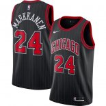Chicago Bulls Lauri Markkanen Nike Black Finished Swingman Jersey - Statement Edition