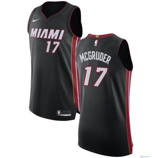 Maillot NBA Pas Cher Miami Heat Rodney McGruder 17 Icon Noir 2017/18