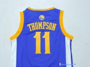 Maillot NBA Pas Cher Golden State Warriors Junior Klay Thompson 11 Bleu