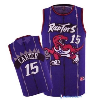 Maillot NBA Pas Cher Toronto Raptors Vince Carter 15 Retro Pourpre