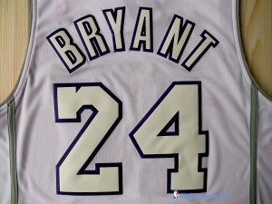 Maillot NBA Pas Cher Noël Los Angeles Blanc Lakers Bryant 24
