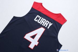 Maillot NBA Pas Cher USA 2014 Curry 4 Noir