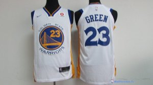 Maillot NBA Pas Cher Golden State Warriors Draymond Green 23 Blanc 2017/18