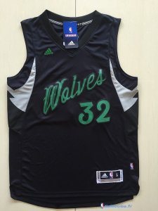 Maillot NBA Pas Cher Noël Minnesota Timberwolves Karl Towns 32 Noir