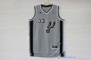 Maillot NBA Pas Cher San Antonio Spurs Boris Diaw 33 Gris