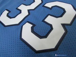 Maillot NCAA Pas Cher Indiana State Sycamores Larry Joe Bird 33 Bleu