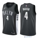 Maillot NBA Pas Cher Brooklyn Nets Jahlil Okafor 4 Noir Statement 2017/18