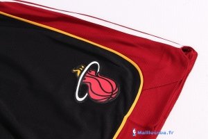 Pantalon NBA Pas Cher Miami Heat Noir Rouge