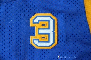 Maillot NBA Pas Cher Denver Nuggets Allen Iverson 3 Bleu Profond