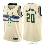 Maillot NBA Pas Cher Milwaukee Bucks Rashad Vaughn 20 Nike Crema Ville 2017/18
