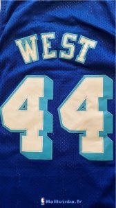 Maillot NBA Pas Cher Los Angeles Lakers Jerry West 44 Bleu